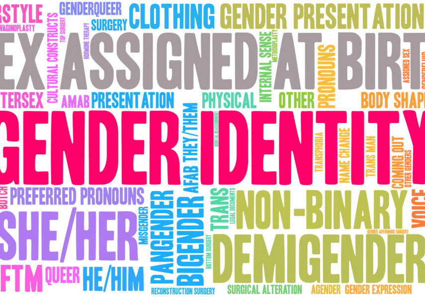 gender identity word bubble